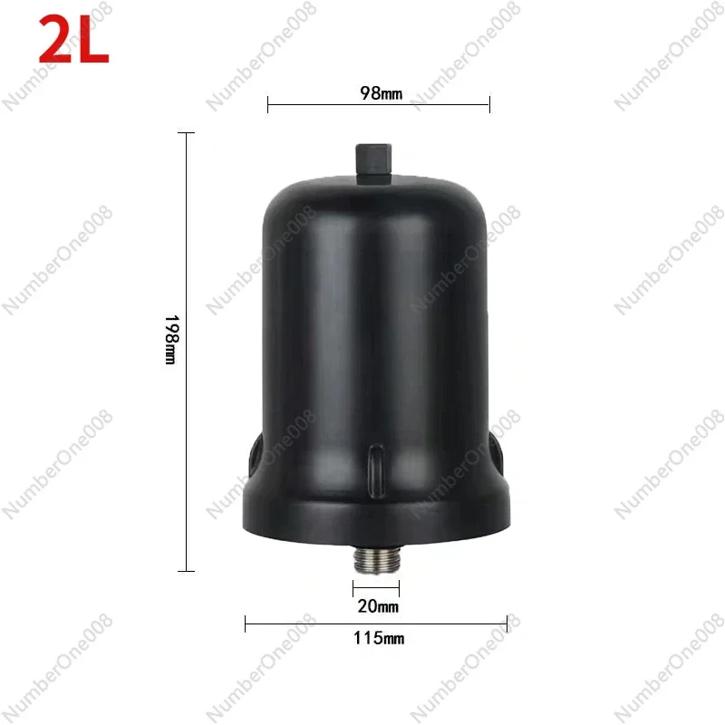 2L/1L/0.5L Small pressure tank for automatic booster self-priming pump air storage expansion tank DN15 screw thread