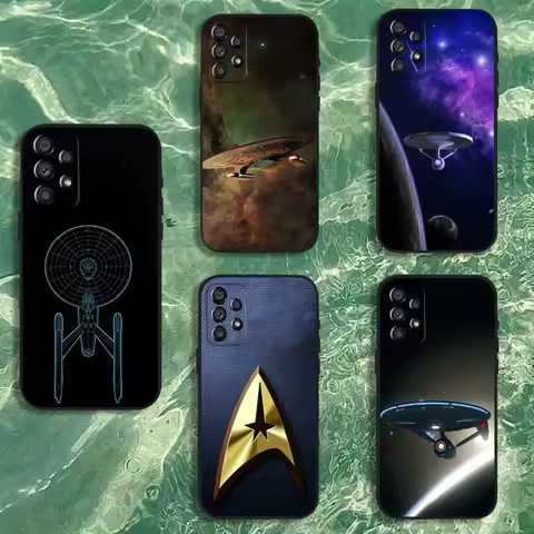 Star T-Trek tv Phone Case For Samsung Galaxy A20,A21s,A22,A31,A32,A52,A53,A72,73,A80 Soft Black Cover