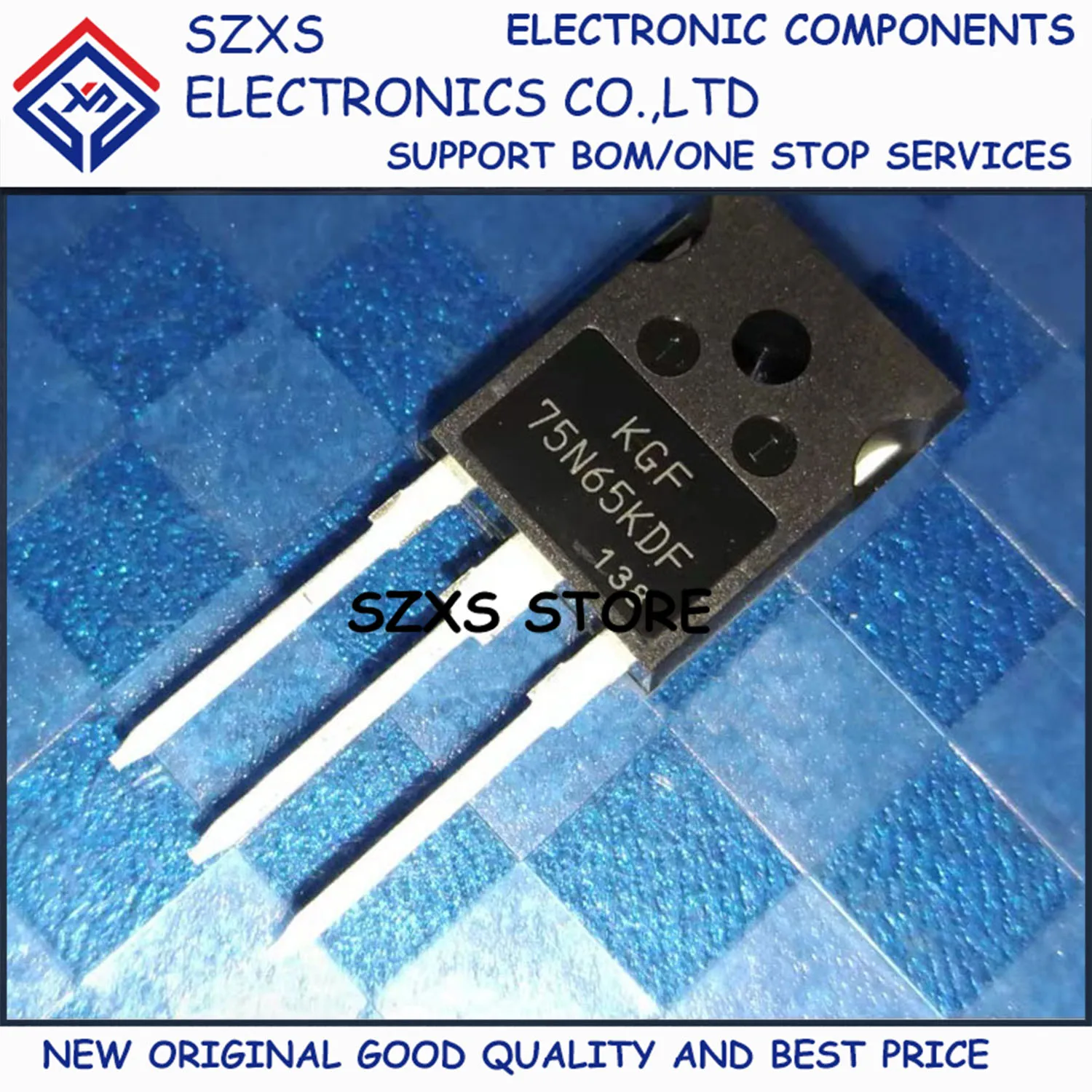 

New Original 10Pcs KGF75N65KDF KGF75N65KDF-U/H TO-247 75A 650V IGBT Field-effect Transistor In Stock Good Quality