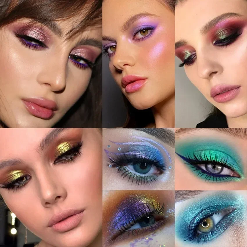 Puder do powiek 26mm Monochromatyczny Mały Kameleon Pigment Private Label Długotrwały Wodoodporny Makijaż Własne Logo Bez Okrucieństwa