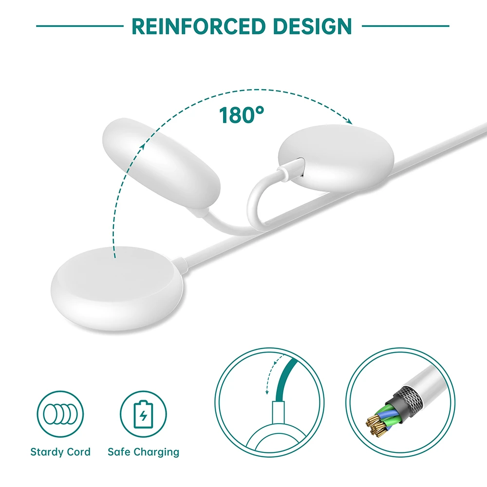 Suitable for Google smart watch wireless charging Typec input interface