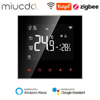 MIUCDA Tuya WiFi/ZigBee Electric Floor /Water/Electric/Gas Boiler Temperature Control APP Remote Control For Alexa Google Home