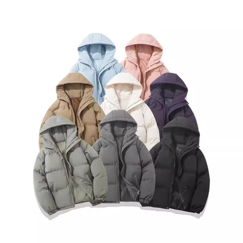 Brand Luxury Women's Winter Down Jacket Coats Parkas Woman Clothes Hooded Cotton Padded Puffer Jackets Bread Outerwear