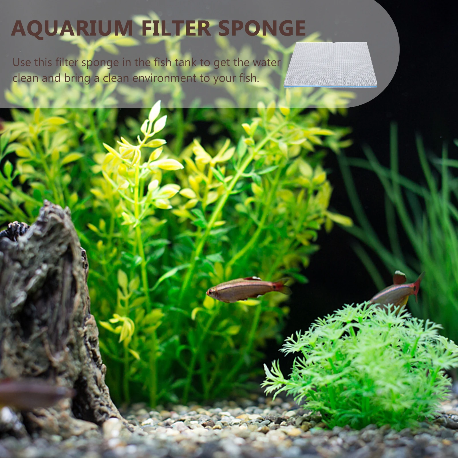 

Glue-free Cotton Purified Sponge Replacement Filter Pad Aquarium Filtering Media Replacements Filters