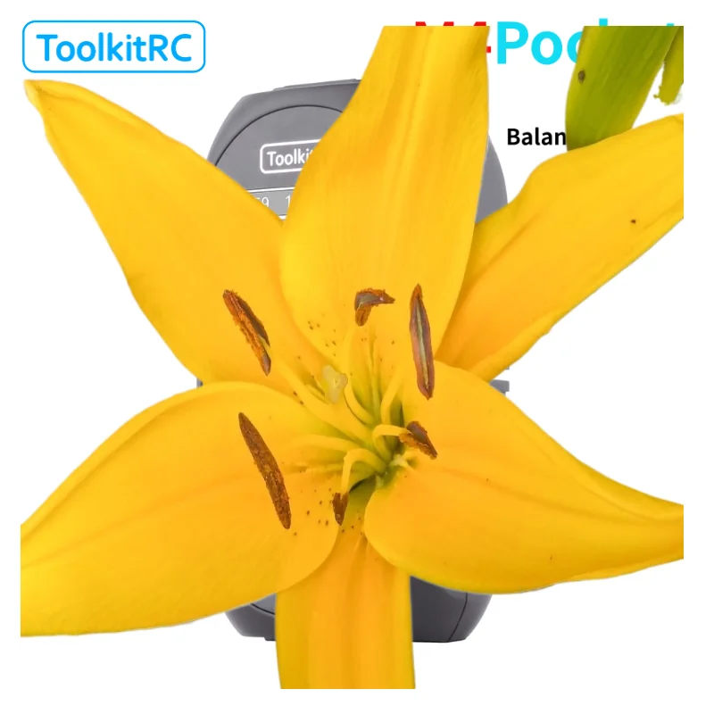 ToolkitRC M4 Pocket 80W 5A Smart Balance Charger 1-4S USB-C For RC FPV Drone LiPo LiHV Battery