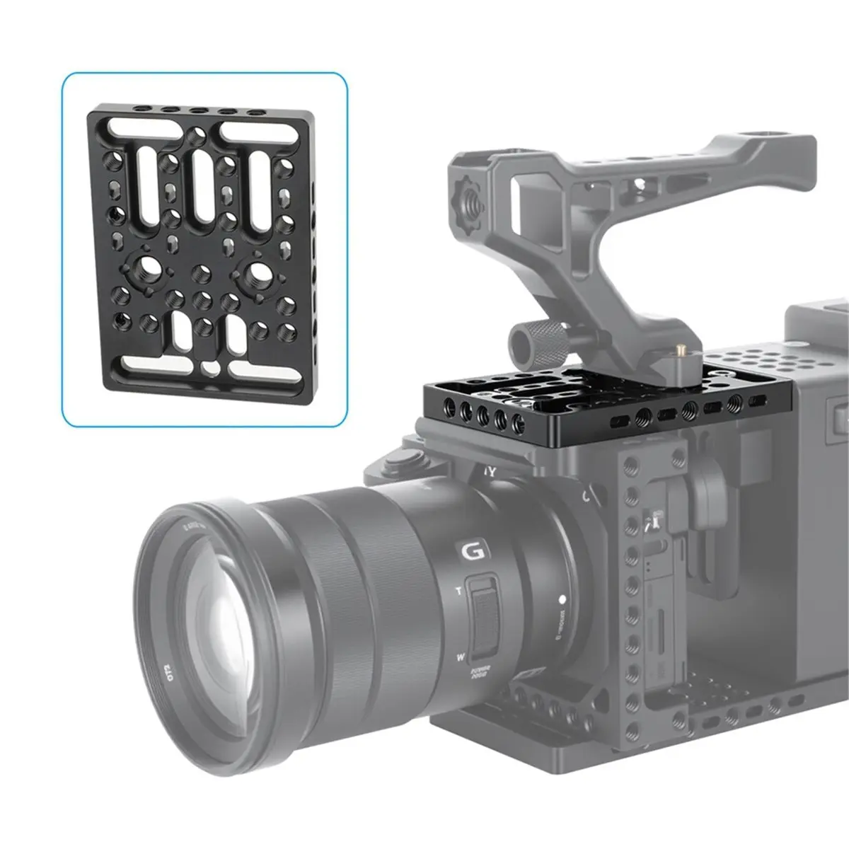 (A99Z] Multi-Purpose Mounting Cheese Plate Extension Base Plate with 1/4