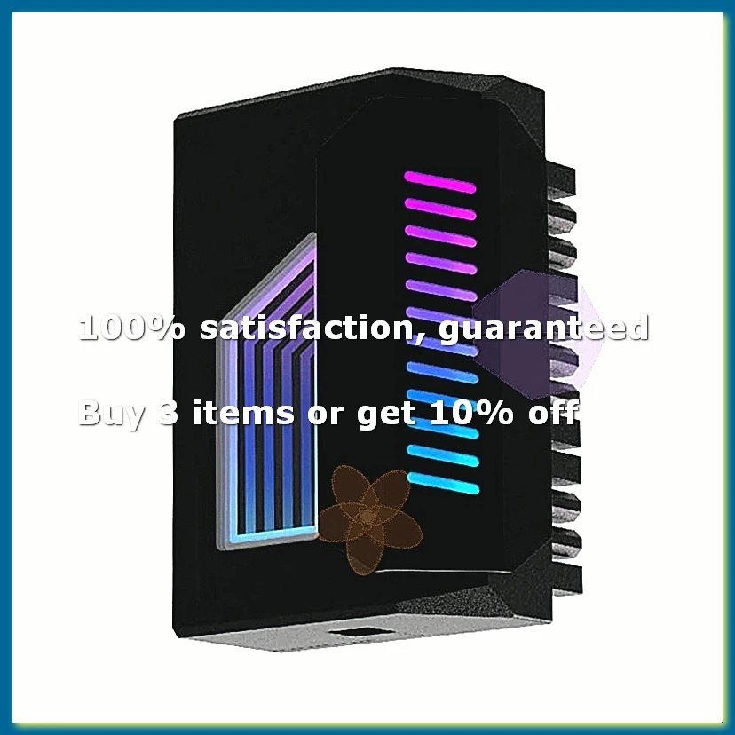 New ATX 24Pin Adapter 180 Degree ARGB Adapter 5V Synchronization Black