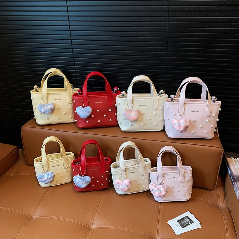 New Women's Handbag Fashion High Quality Multi Functional Single Shoulder Storage Bag Solid Color Versatile Girl Crossbody Bag