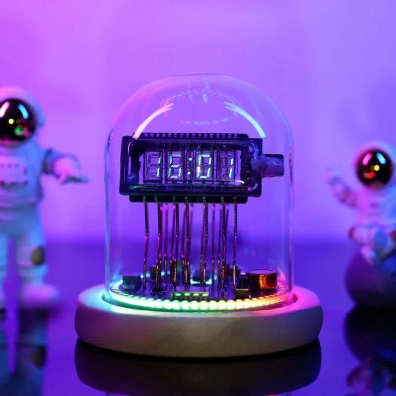 

Retro Digital Clock Table Decoration Nixie Tube Clocks Living Room Led Clock Luxury Decor Desk Clocks Aesthetic Accessories