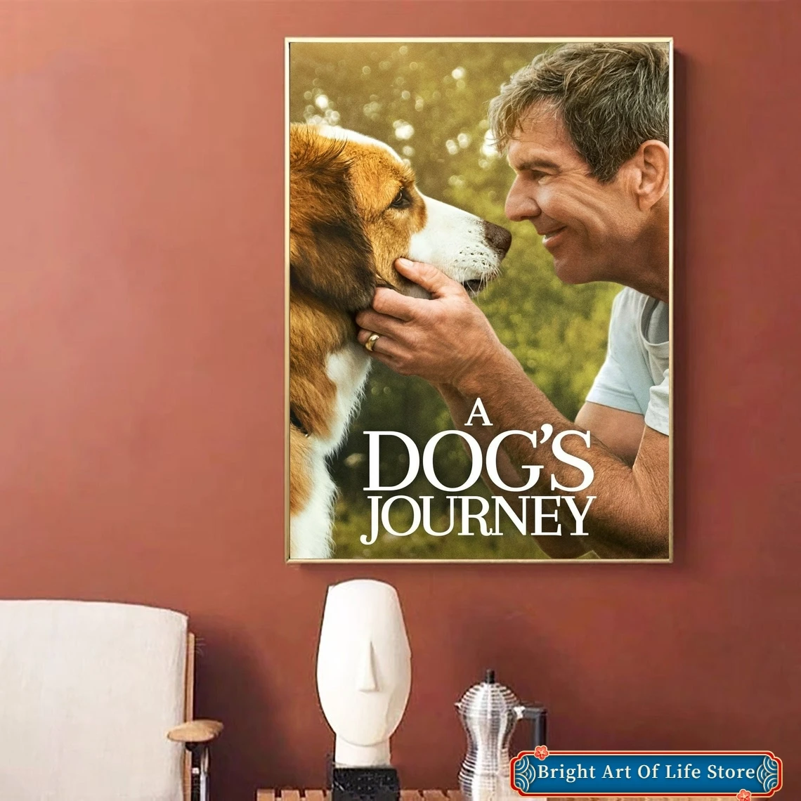 ملصق فيلم رحلة الكلب ديكور المنزل طلاء جدران (بدون إطار)