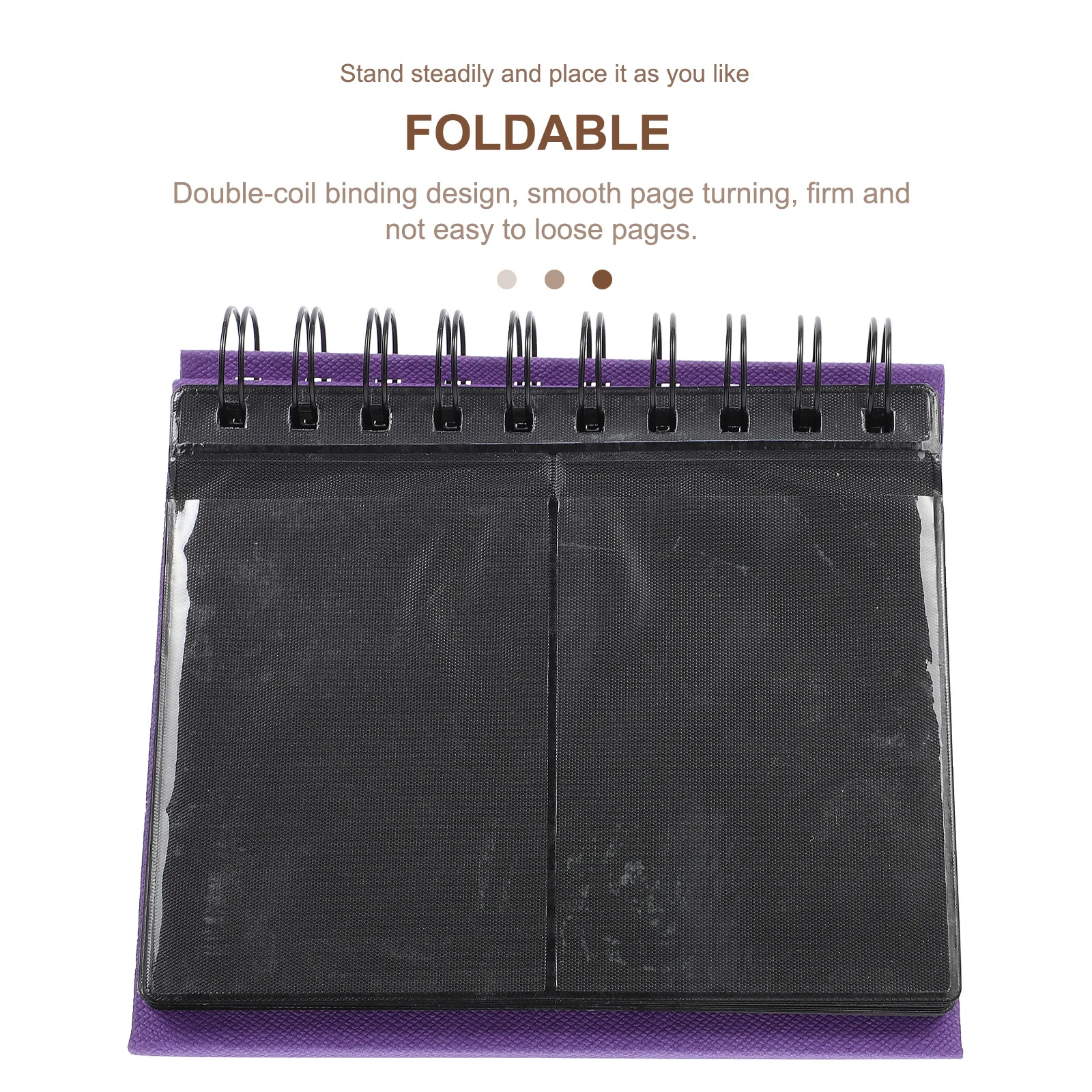 

Mini Photo Album Stylish Table Calendar Design Lightweight Stable Desktop Display Picture Card Holder Small