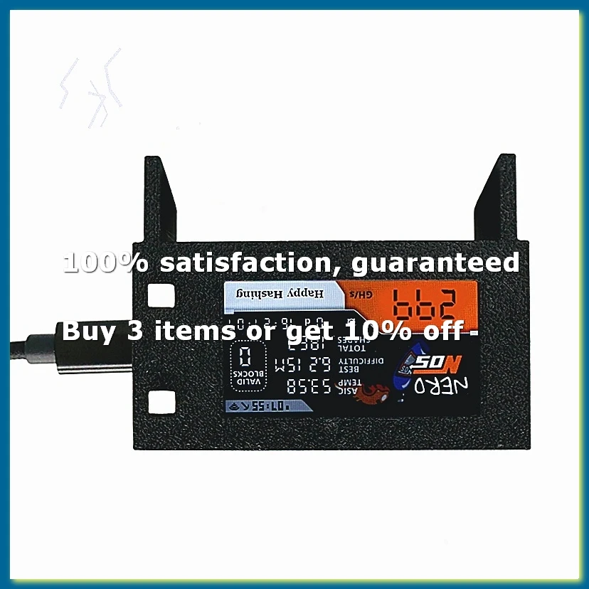 NerdMiner Nerdnos 80-300GH/S Bitcoin Solo Miner WLAN-Verbindung BTC Asic Miner Bitcoin Crypto Miner EU PLUG-A82Z