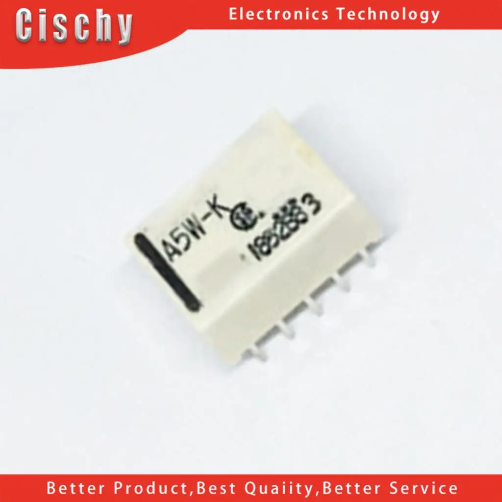 10pcs/Lot Relay A5W-K A12W-K A24W-K 5VDC 12VDC 24VDC 10-pin 5V 12V 24V DIP-10 In Stock