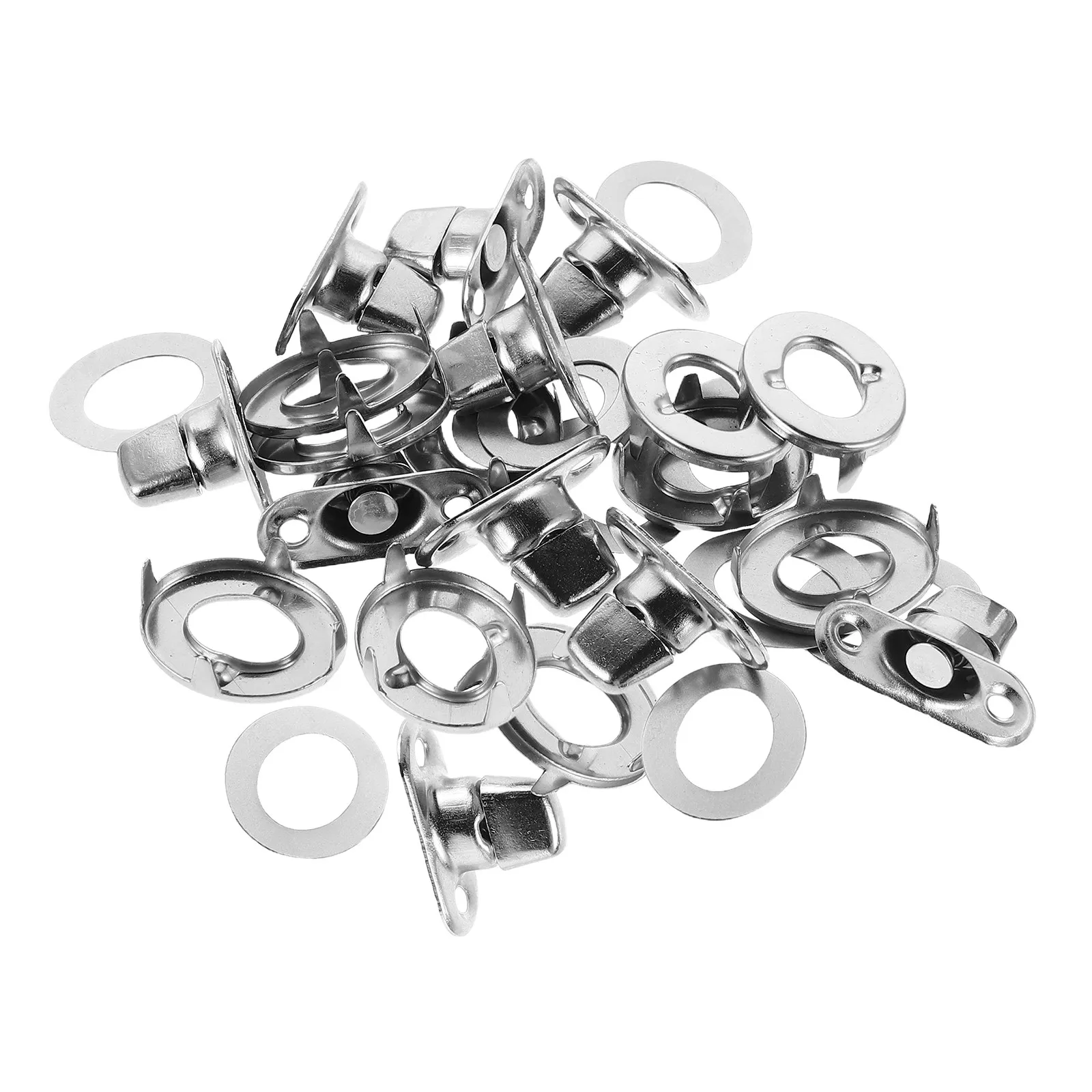 10Sets Marine-Grade Metal Twist Fasteners for Bags Clutches Wallets Briefcases Turn Lock Closure DIY Handbag Making Supplies