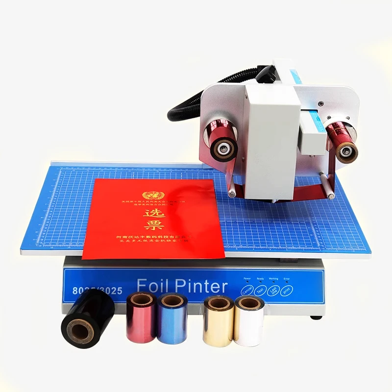 MOMOTECH High-Speed High-End Flatbed Printer Unprinted PVC Card Digital Gold Foil Hot Stamping Machine