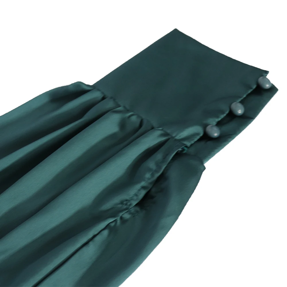 Tute donna africana pantaloni a zampa di elefante in tessuto di raso tinta unita Plus Size tute elasticizzate eleganti