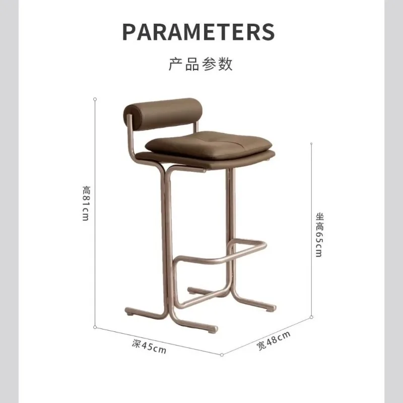 Taburete de Bar de diseño, silla moderna de isla de cocina de acero inoxidable, taburetes de Bar giratorios ajustables para exteriores, taburete para encimera de cocina