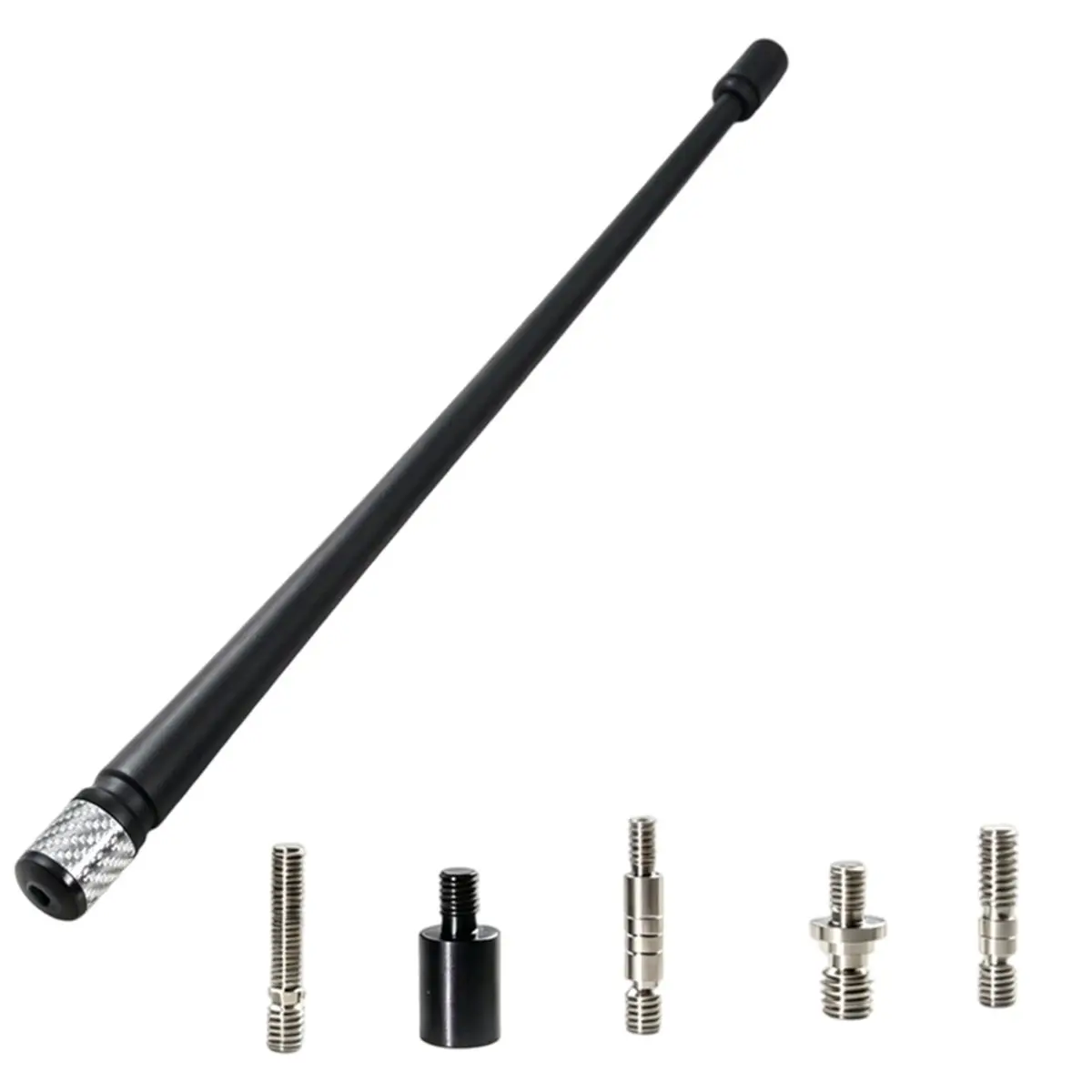 1 Set of 13 Inches Short Car Antennas-Vehicle Accessories, Powerful Radio Antennas for Roof Mount, FM/AM
