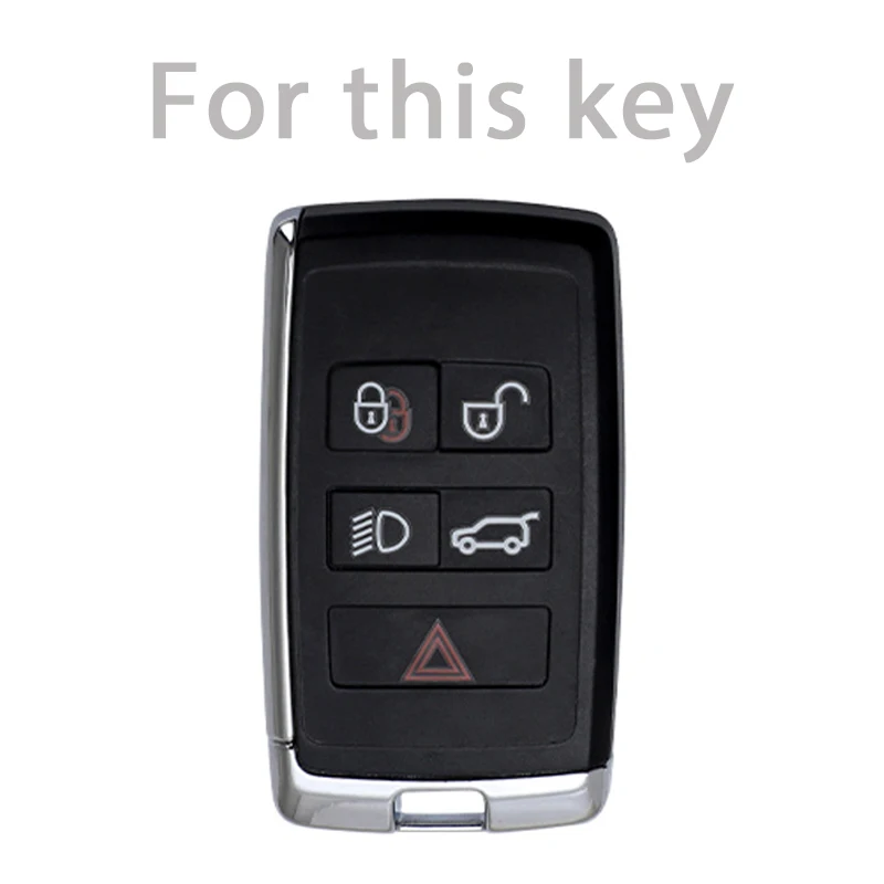 For Land Rover Range Rover Evoque Discovery Sport Velar for Jaguar XE XF E-Pace F-Pace TPU Car Remote Key Case Cover Shell