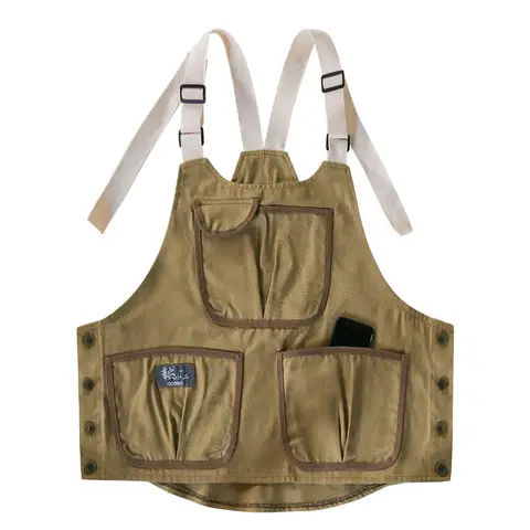 Custom Industrial Denim Apron, Barista, Restaurant, Kitchen, Waiter Working Clothes, Painting Coveralls