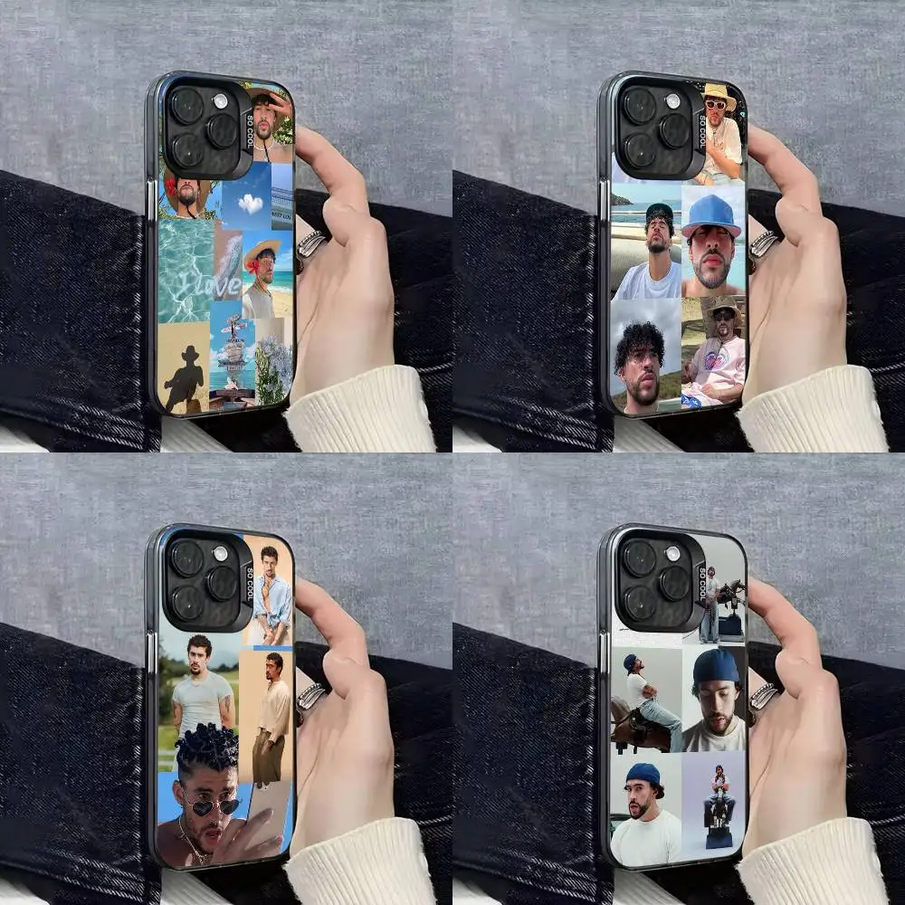 

Benito Antonio B-Bad B-Bunny Phone Case For iPhone 17,16,15,14,13,12,11,Pro,Max,Plus,E,SE4,Air,Mini Black IMD Cover