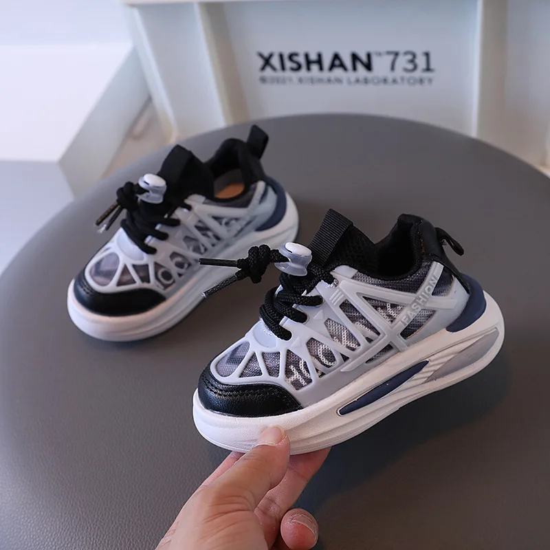 

New Children Student Soled Comfortable Sports Shoes Fashionable Boys Girls Casual Running Shoes Kids Outdoor Walking Shoes