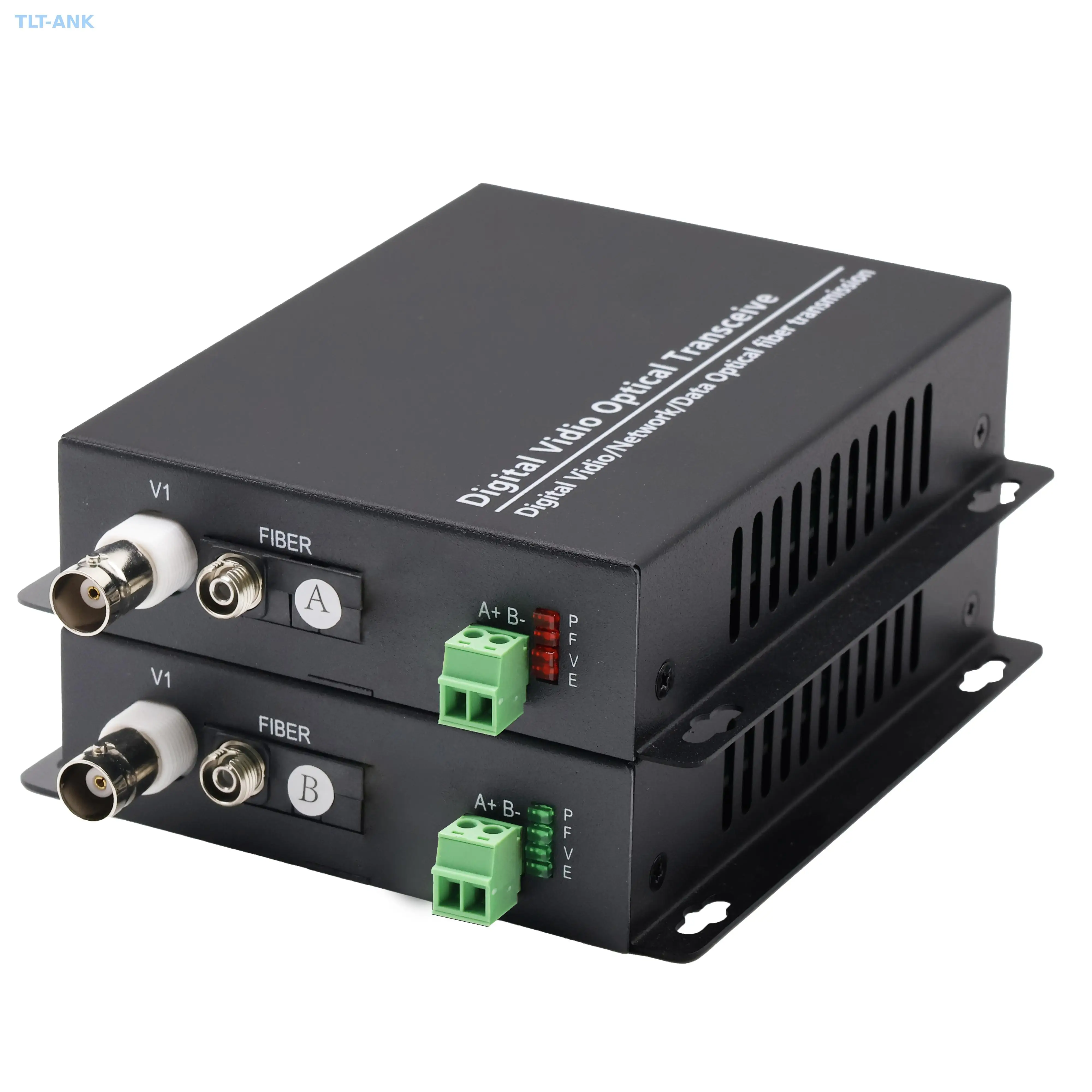1 Channel Analog Video With Reverse 485 Data To Fiber Optic Converter For Drone
