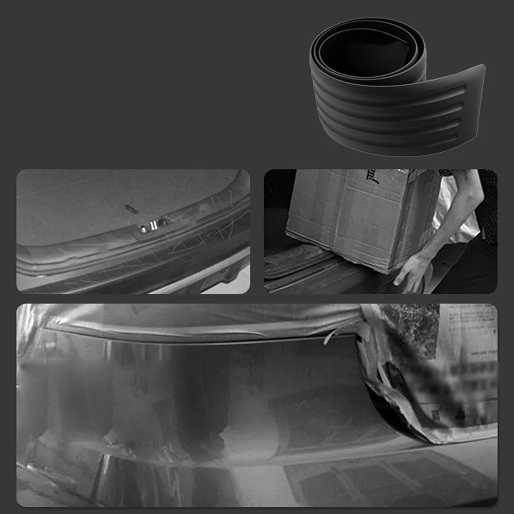

Anti Collision Tape 90cm Rear Bumper Protector Self-Adhesive No Drill Installation Trunk Protect Strip Anti Friction