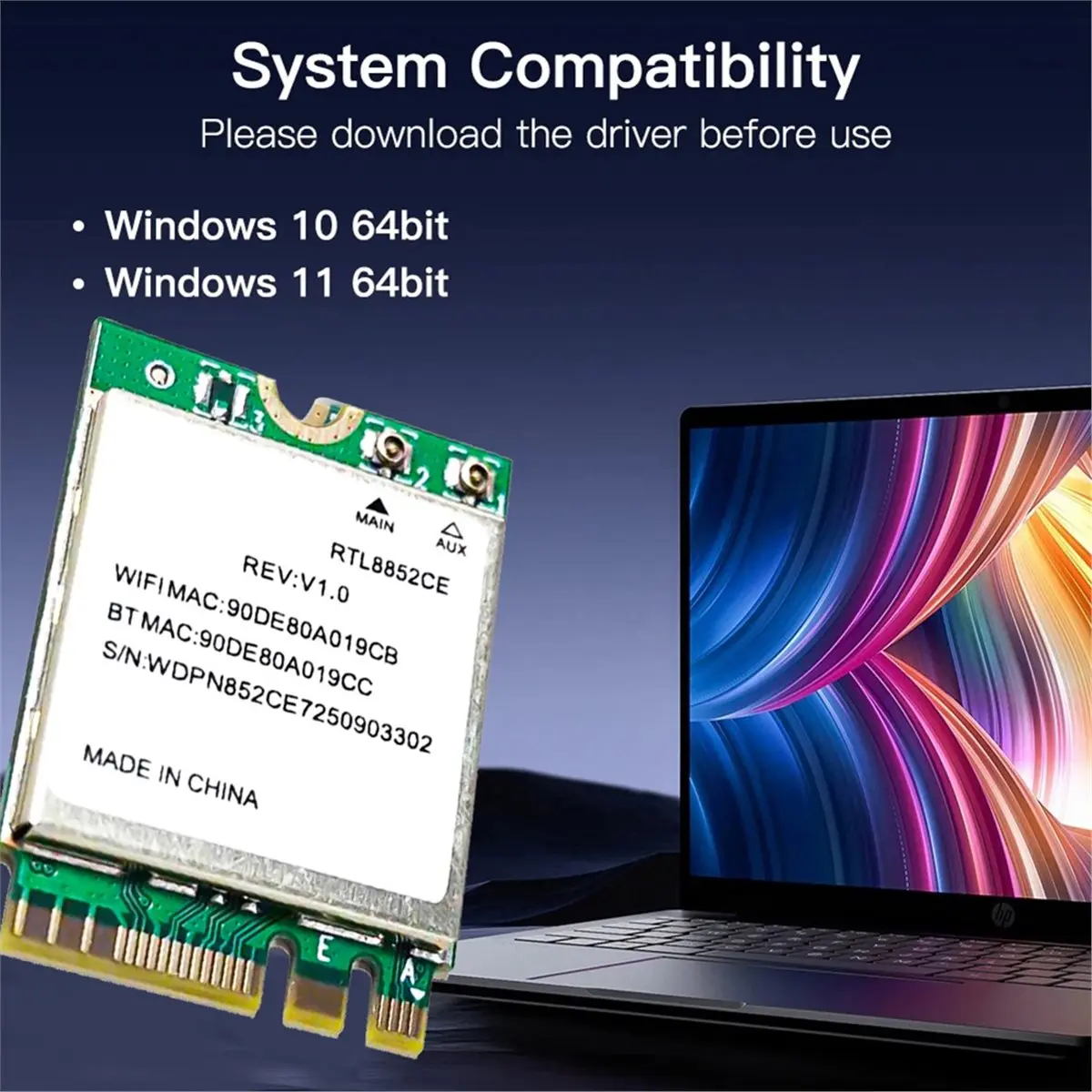 Wifi 6E 5400Mbps Ne…