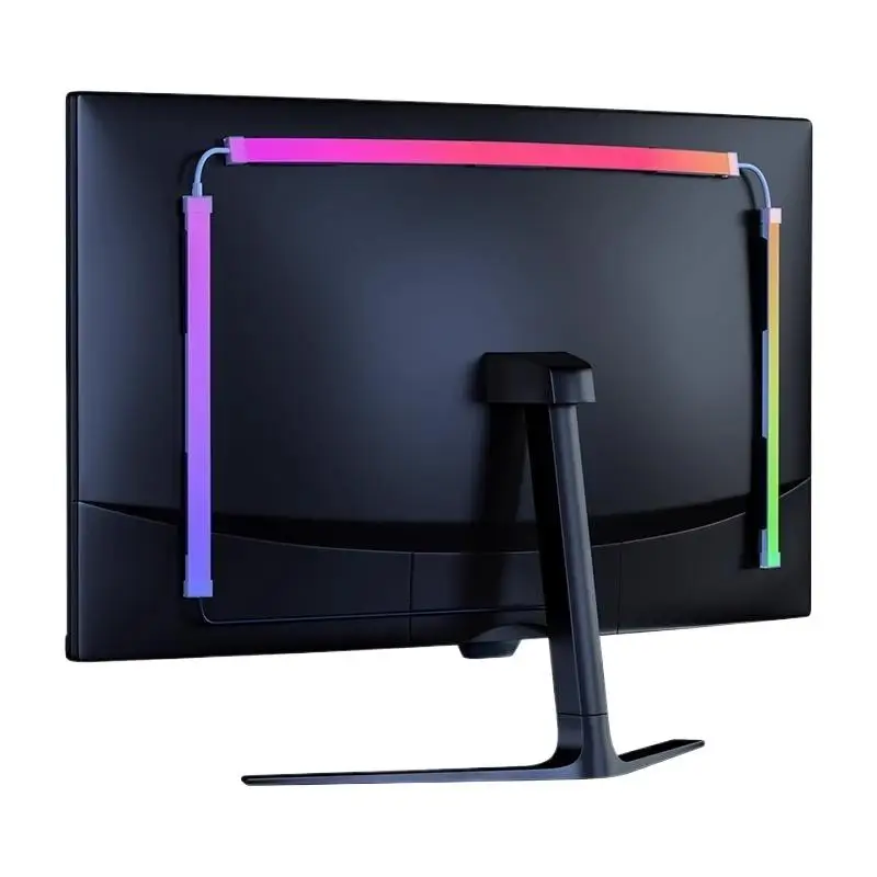 

Светодиодные ленты синхронизации RGB для монитора 24-34 дюймов, подсветка с питанием от USB, атмосферное освещение для декора игровой комнаты, стола