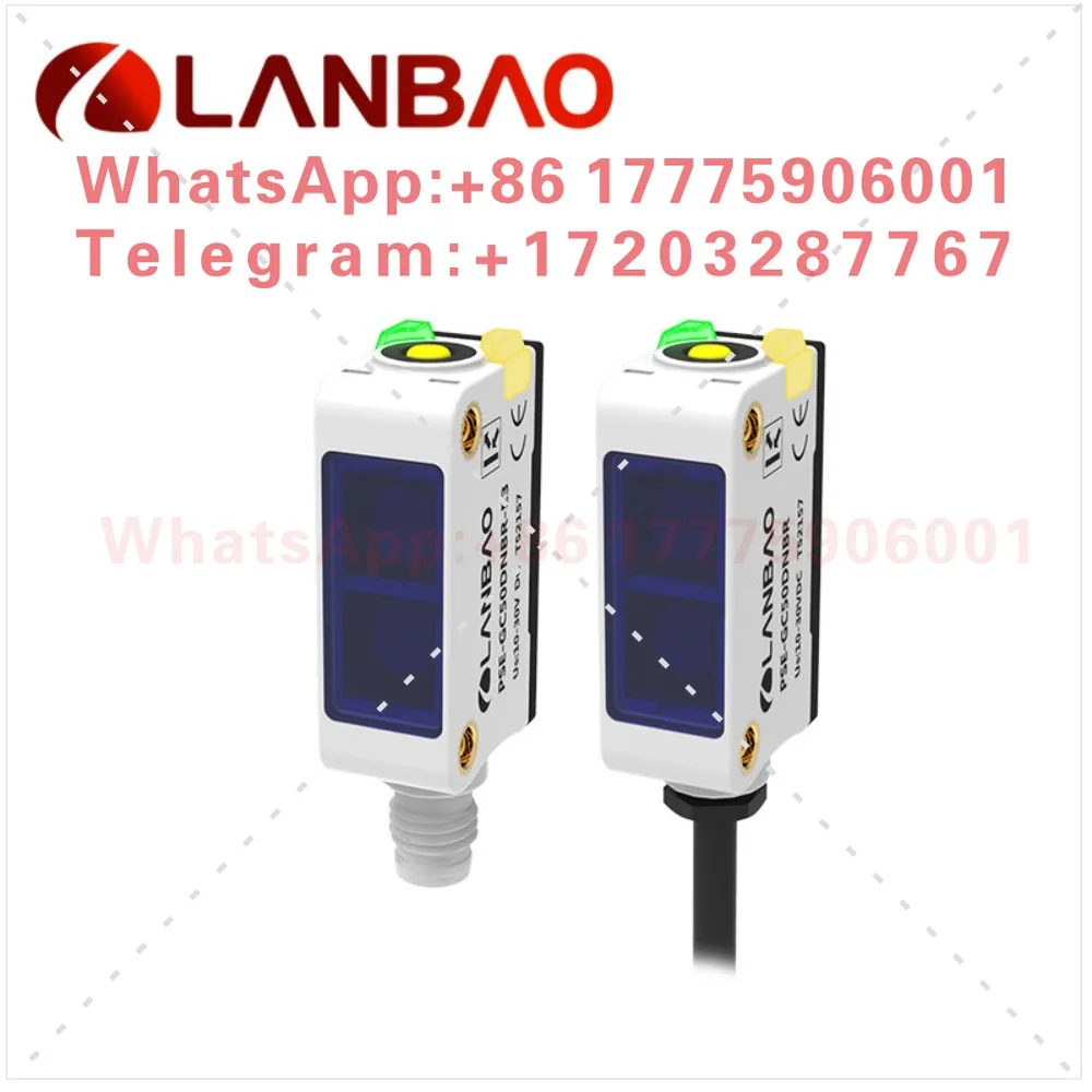 Switch PSE-GM2DNBB transparent photoelectric sensor 2 meters, no blind spot blue light source