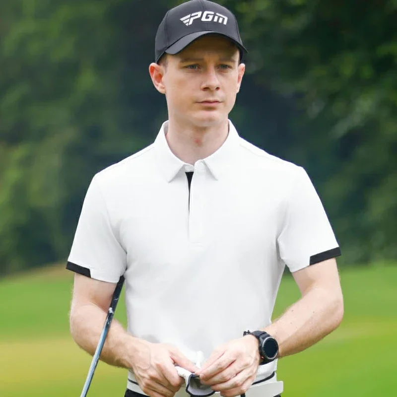 PGM Heren Golftraining T-shirts Teamkleding Poloshirt met korte mouwen YF826