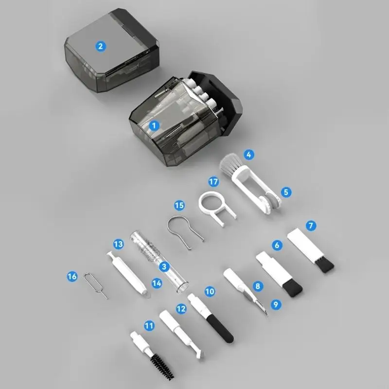 Multifunction Plastic Cleaning Tools Set For Computer Phone And Gadgets Cleaner HX5E