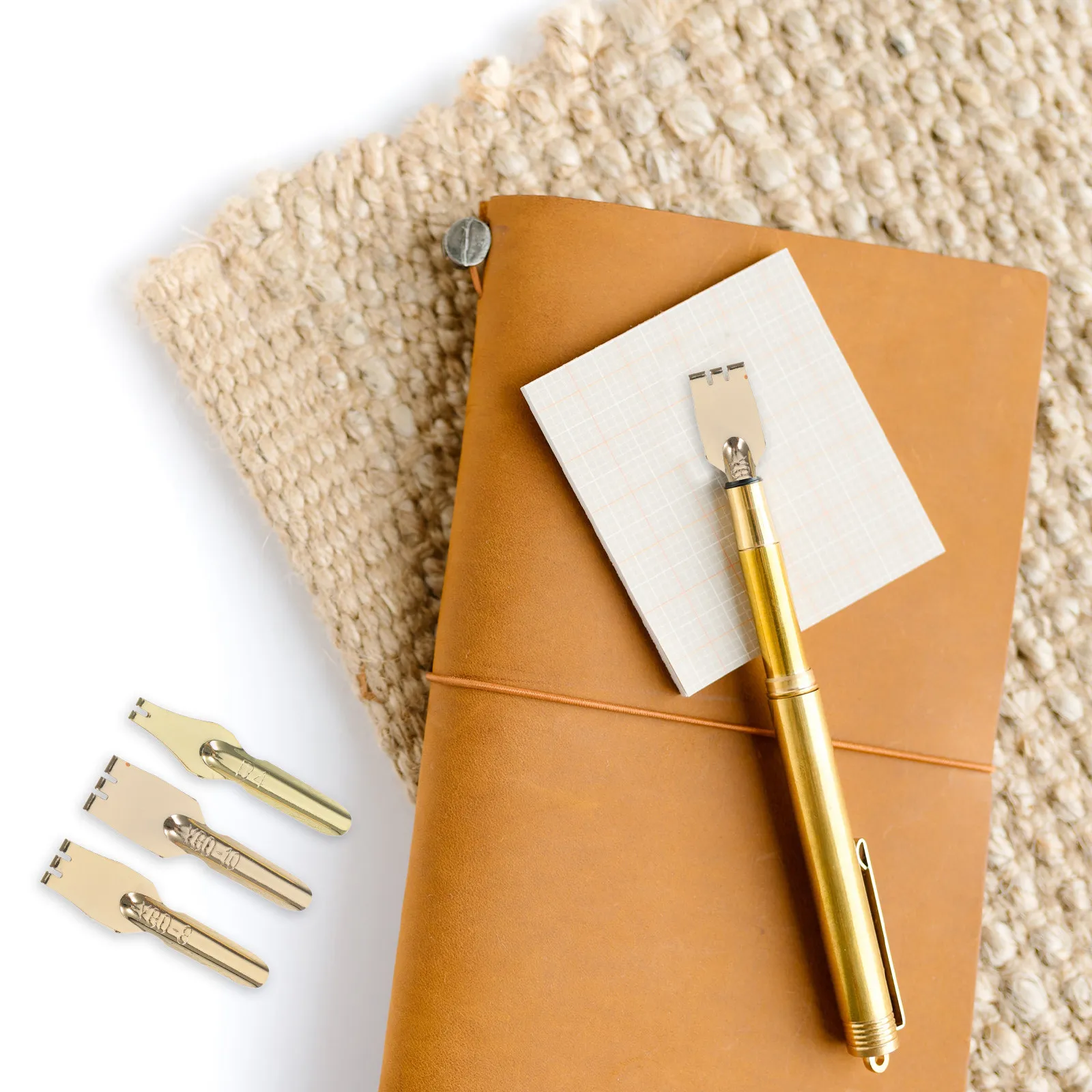Tibetan Language Fountain Pen Nibs Set – 3pcs Premium Copper Calligraphy Nibs for Writing Practice, Students & Artists