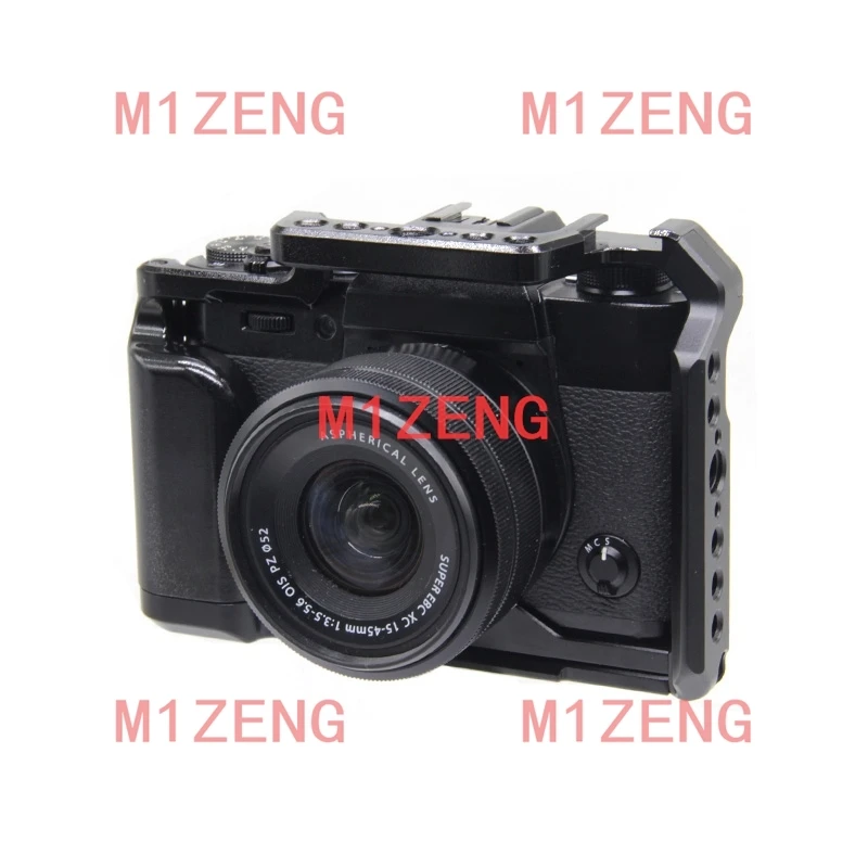quick release l plate Cage Rig hand Handle For FUJI X-T30 X-T20 X-T10  Fujifilm camera Nato Rail Arca