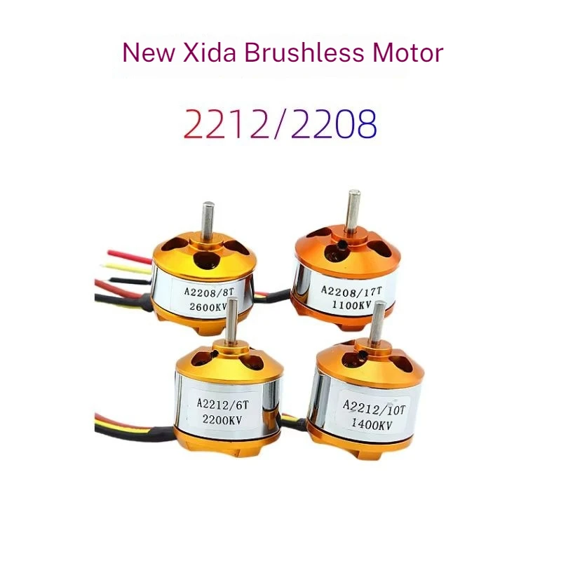 Xxd New Electric Model Aircraft Fixed Wing 2216 2208 A2212 Brushless Motor 1400 2450kv Suitable For Remote-Controlled Aircraft