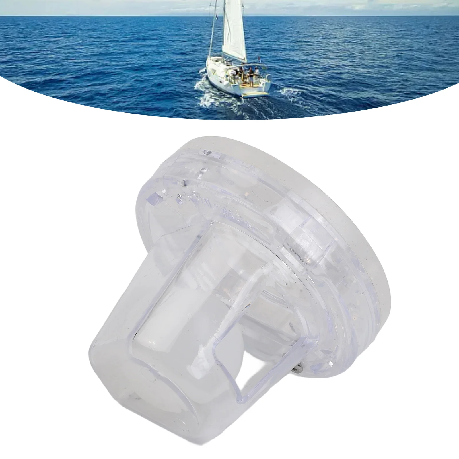 Boat Self Bailing Scupper Valve Positive Seal Drain 118 Inch for Marine Water Drainage with Anti Reflux Function