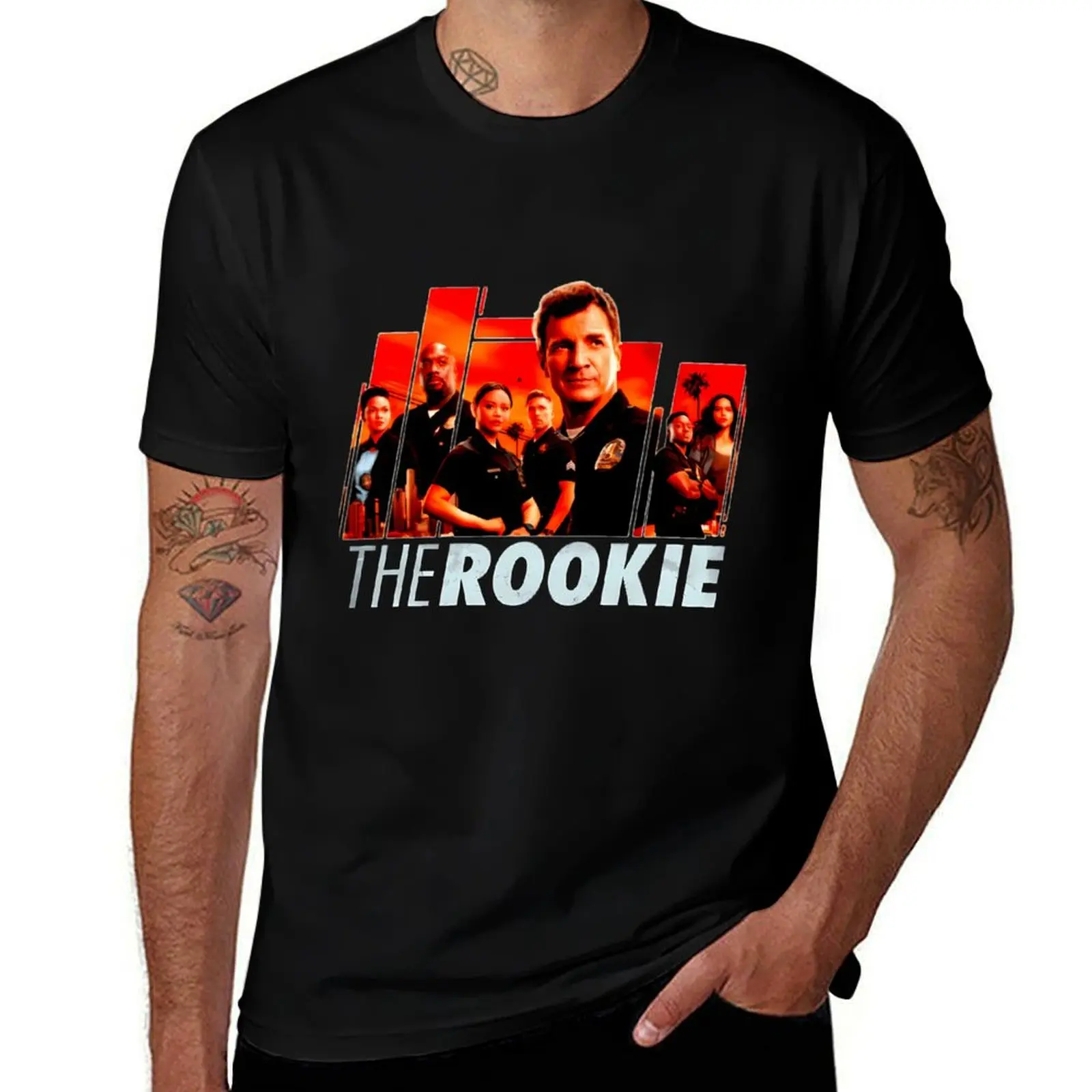 

The Roo.kie Fa.nart Poster T-Shirt Plus Size Street Style Tee