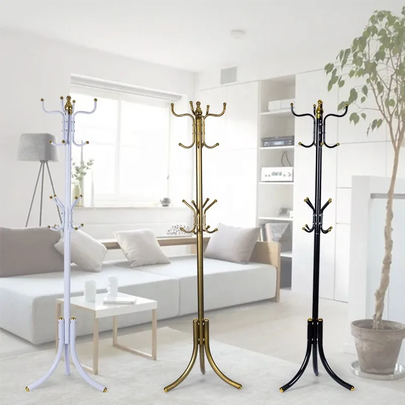 Factory Sales Coat Rack Independent Painted Bedroom Coat Rack Bracket Storage with Hook