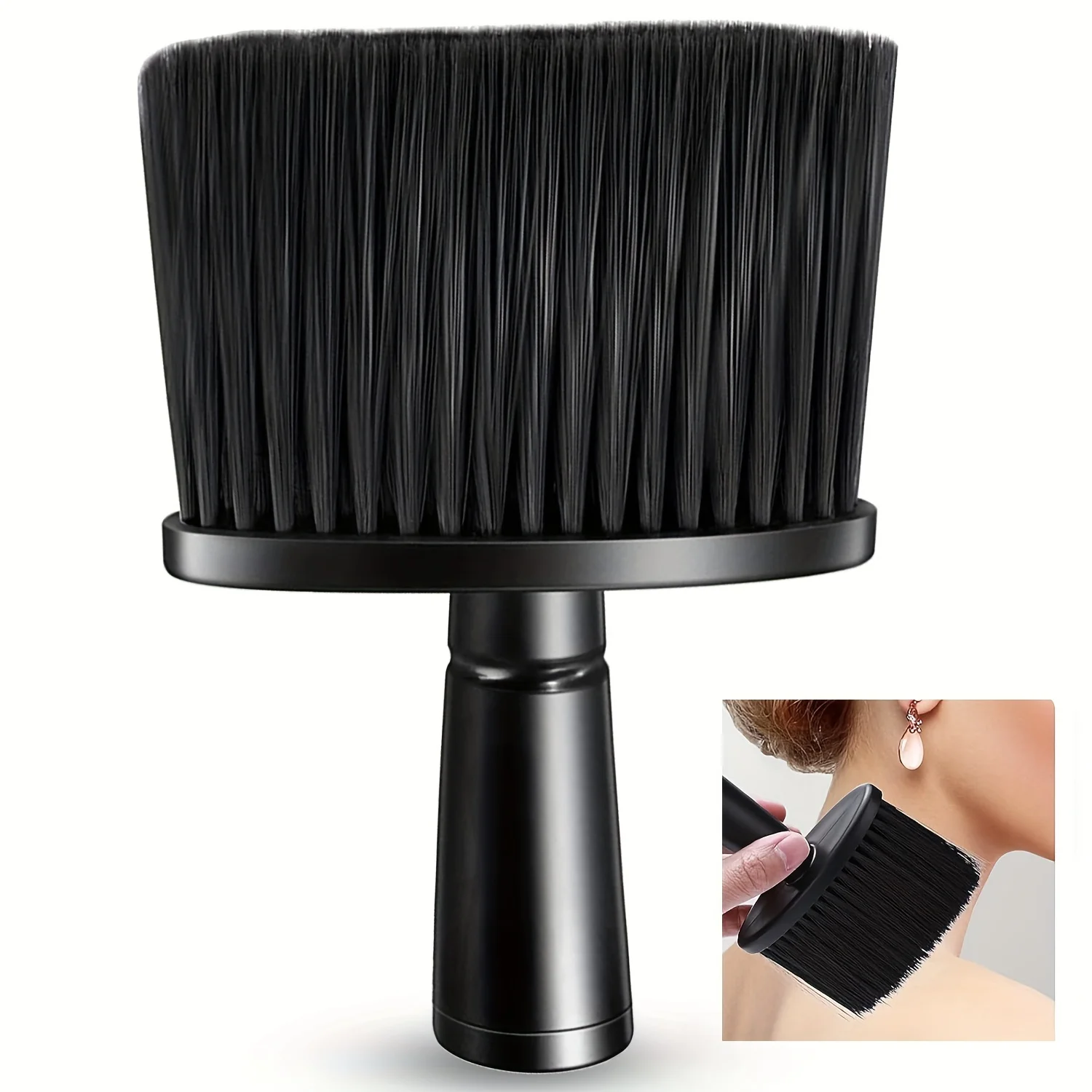 Soft hair cutting neck dust removal brush, perfect for cleaning hair on the neck and ears, hair styling accessories