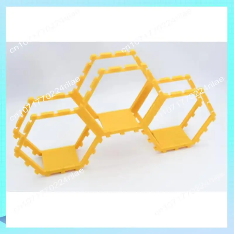 A17Z cadre d'épissure Hexagonal en nid d'abeille épissage support de rangement en nid d'abeille présentoir bleu