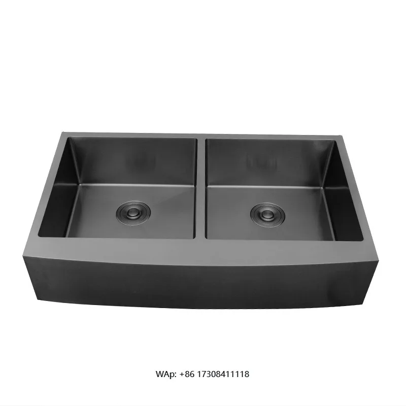 

Wash Basin Double Bowl Stainless Steel Handmade Kitchen Undermount Sink Commercial Kitchen Sinks