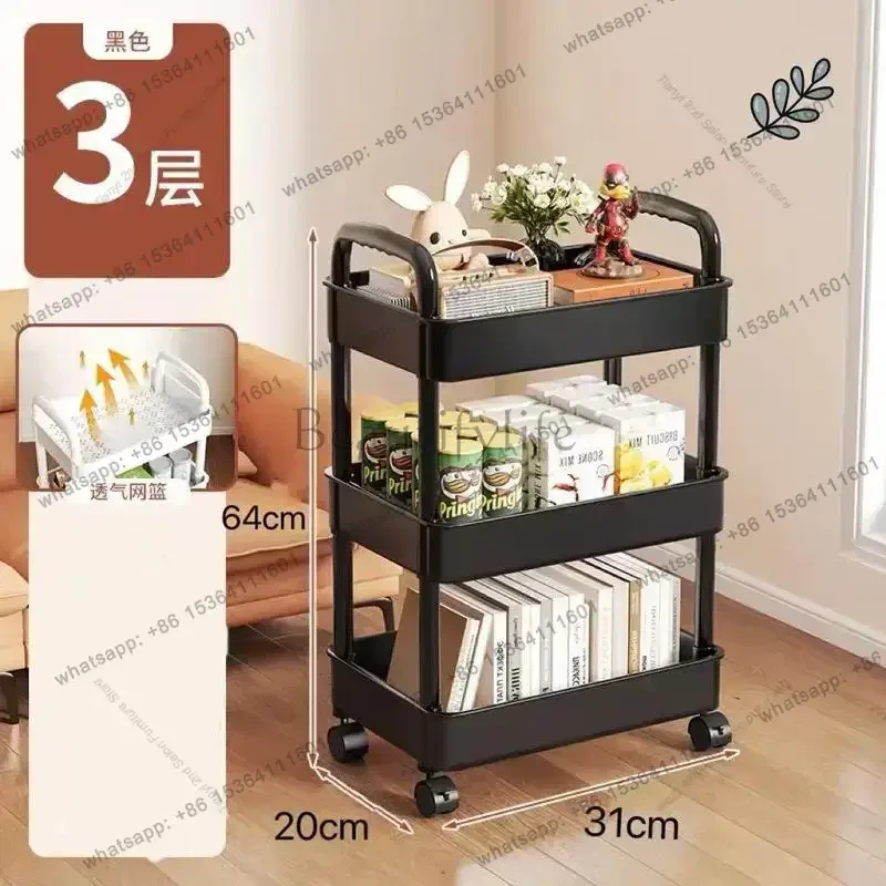Factory Direct Sales Beauty Salon Specific Trolley Cart Modern Multilayer Barbershop Storage Trolley Manicure Salon Furniture Ko
