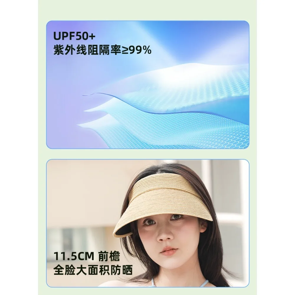 Prodotto esplosivo per specchi incrociati estivi 2025! Un cappello a cilindro con protezione solare in gomma nera a doppio strato indispensabile per i viaggi in vacanza
