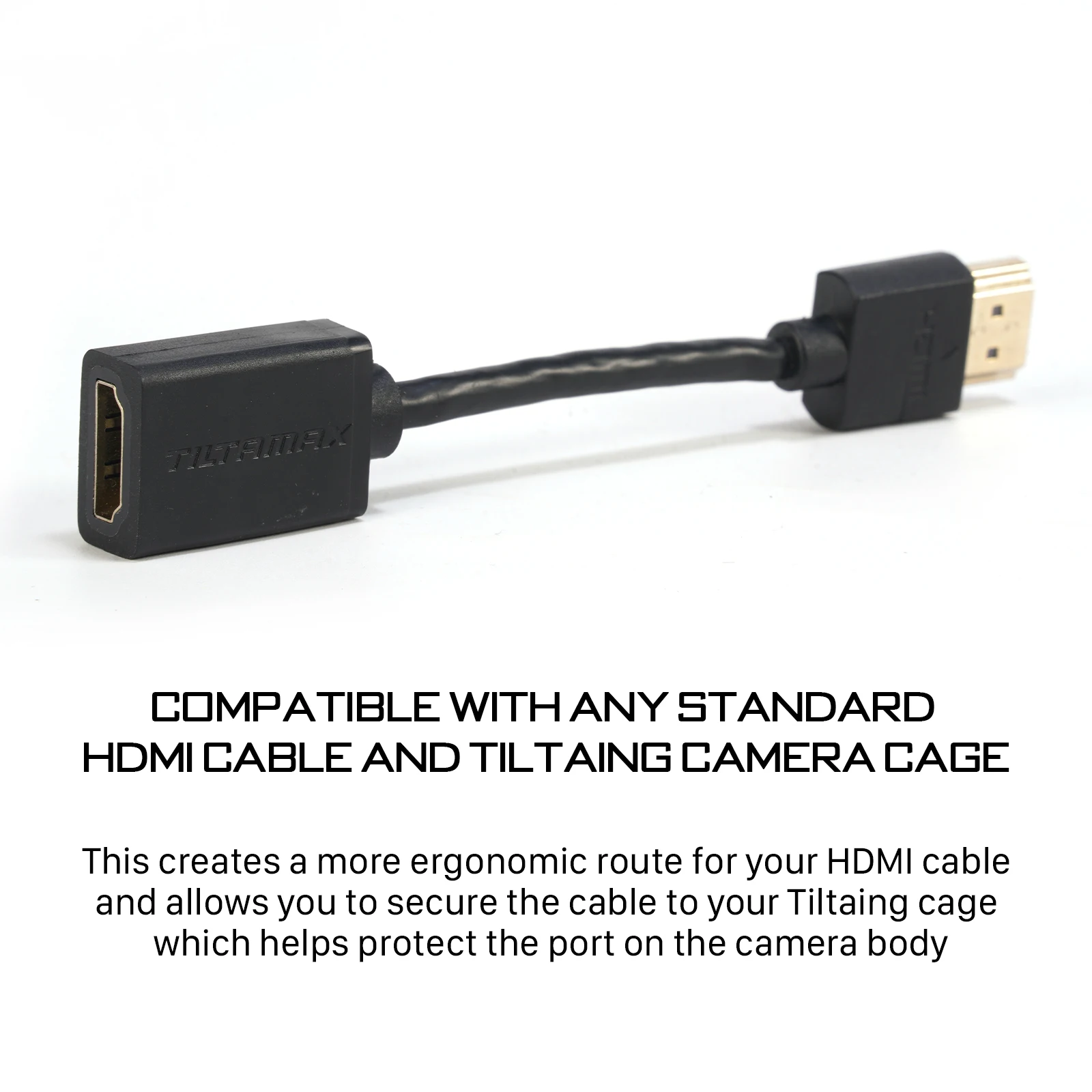TILTA TCB-HDM-HDF HDMI Male to HDMI Female Cable with Any Standard HDMI Cable and Tiltaing Camera Cage