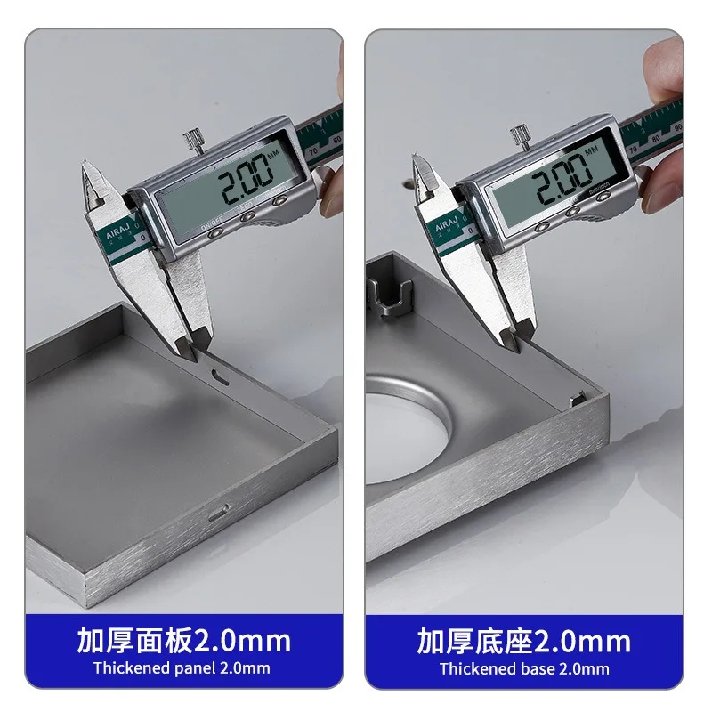 10/12/15/20/30cm Hidden Square Floor Drain Thickened Stainless Steel Floor Drain For Bathroom Concealed Odor Proof Floor Drain