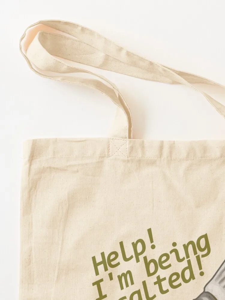 ทากเค็ม Pun ตลก Tote Bag ซูเปอร์มาร์เก็ตพับกระเป๋านิเวศวิทยากระเป๋าผ้าใบกระเป๋าช้อปปิ้งหญิง