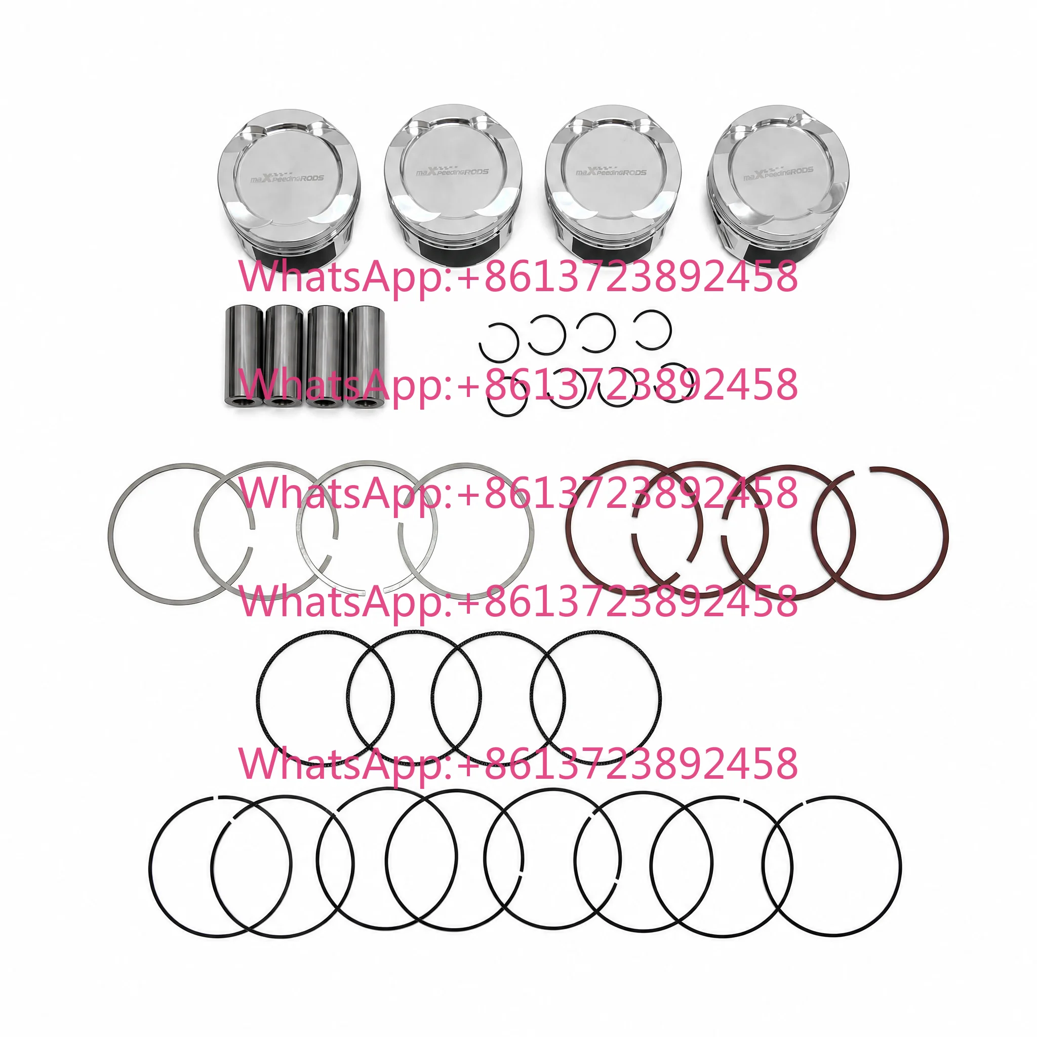 Maxpeedingrods B48 Forged Piston Kits High Performance Piston for BMW 1/2/3 Series  X1 X3 MINI Cooper S John Cooper Works OEM