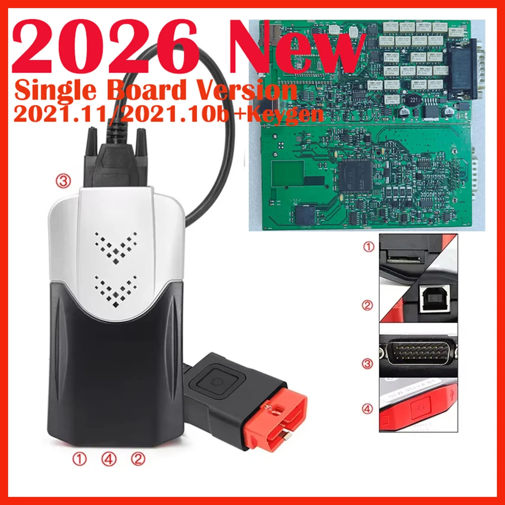 2026 Hotsales Multidiag Pro+ VD DS150 CDP TCS Single PCB Board DS TCS Bluetooth 2021.11 Car/Truck Diagnostic Scanner