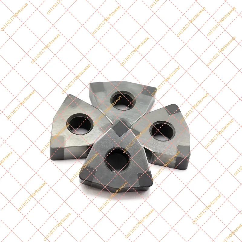 WNGA0804 CBN Turning Inserts, Cubic Boron Nitride Lathe Cutting Parts for Cast Iron